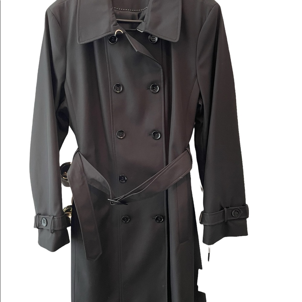 Calvin Klein Black Raincoat NEW